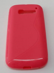 Силиконов гръб ТПУ S-Case за Alcatel One Touch POP C5 5036 / 5036x / 5036d розов